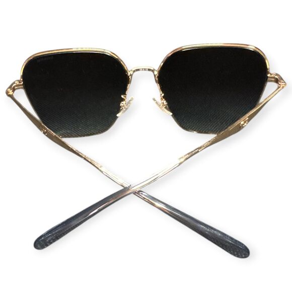 Coach Gold Sunglasses HC 7168 Shiny Rose Gold Metal Gray  display picture 1